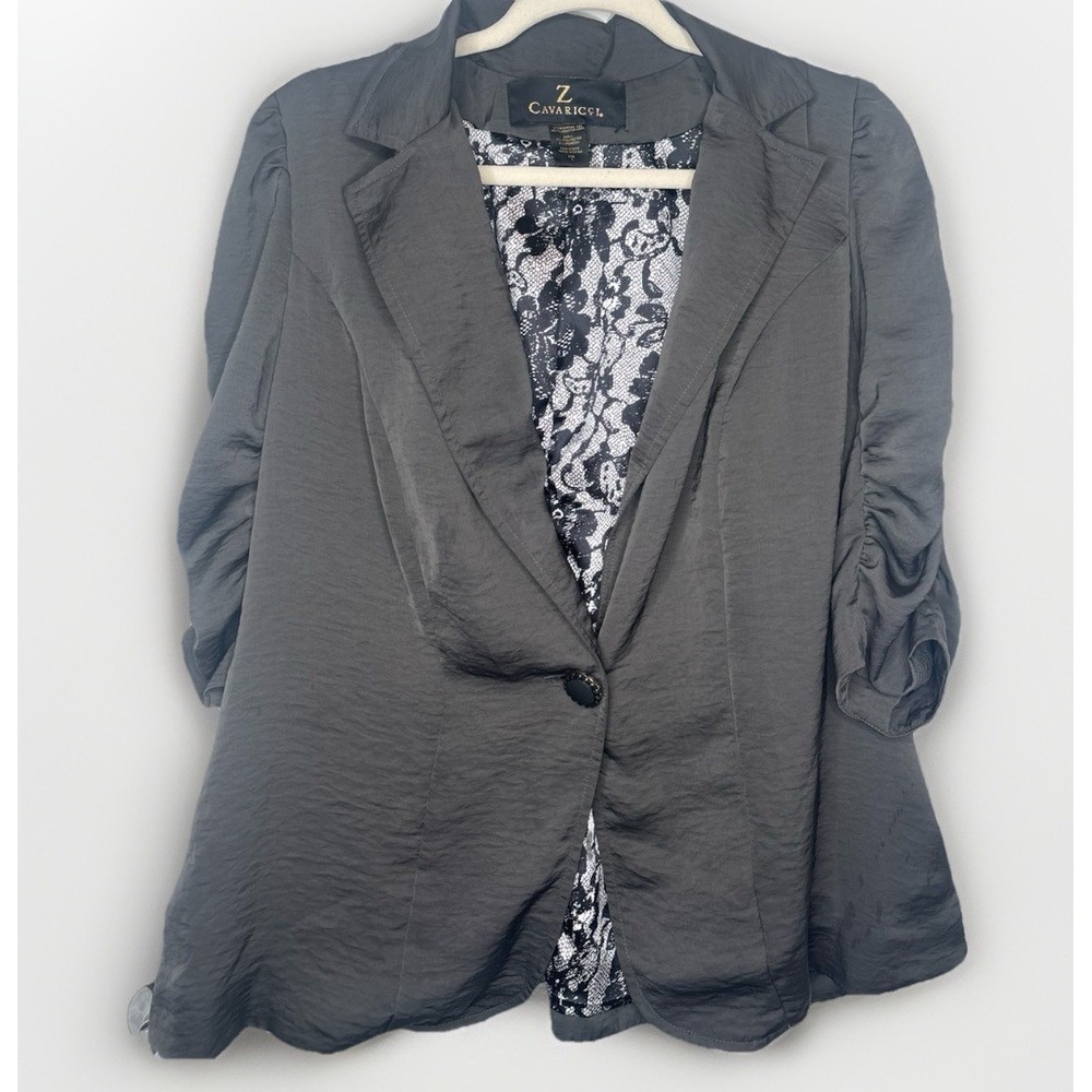 Z Cavaricci 90's Whimsigoth Vintage Blazer Jacket Lightweight Size M Women's